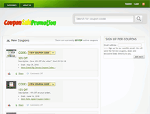 Tablet Screenshot of couponsalepromotion.com